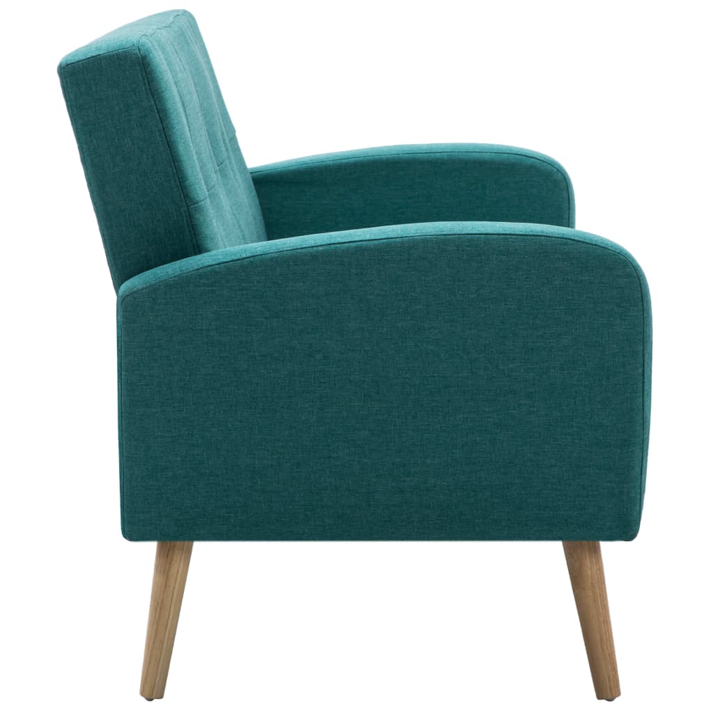 Divano a 3 Posti in Tessuto Verde 246993