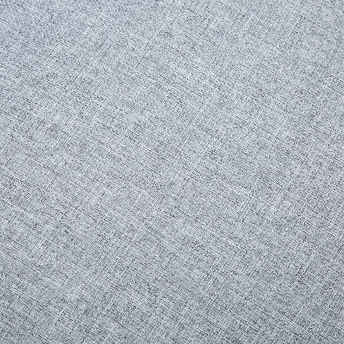 Divano a L Rivestito in Tessuto 171,5x138x81,5 cm Grigio Chiaro cod mxl 11683