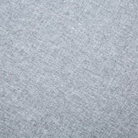 Divano a L Rivestito in Tessuto 171,5x138x81,5 cm Grigio Chiaro 247024
