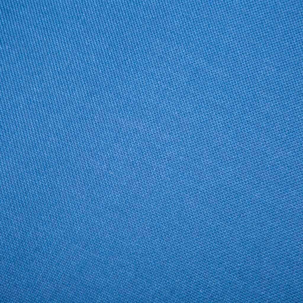 Divano a L Rivestito in Tessuto 171,5x138x81,5 cm Blu 247025