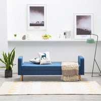 Divano in Tessuto Blu 247038