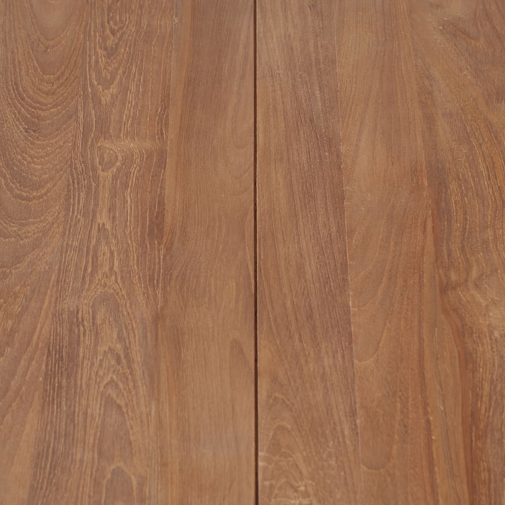 Tavolino da Salotto Legno Massello di Teak Naturale 110x60x40cm 246955