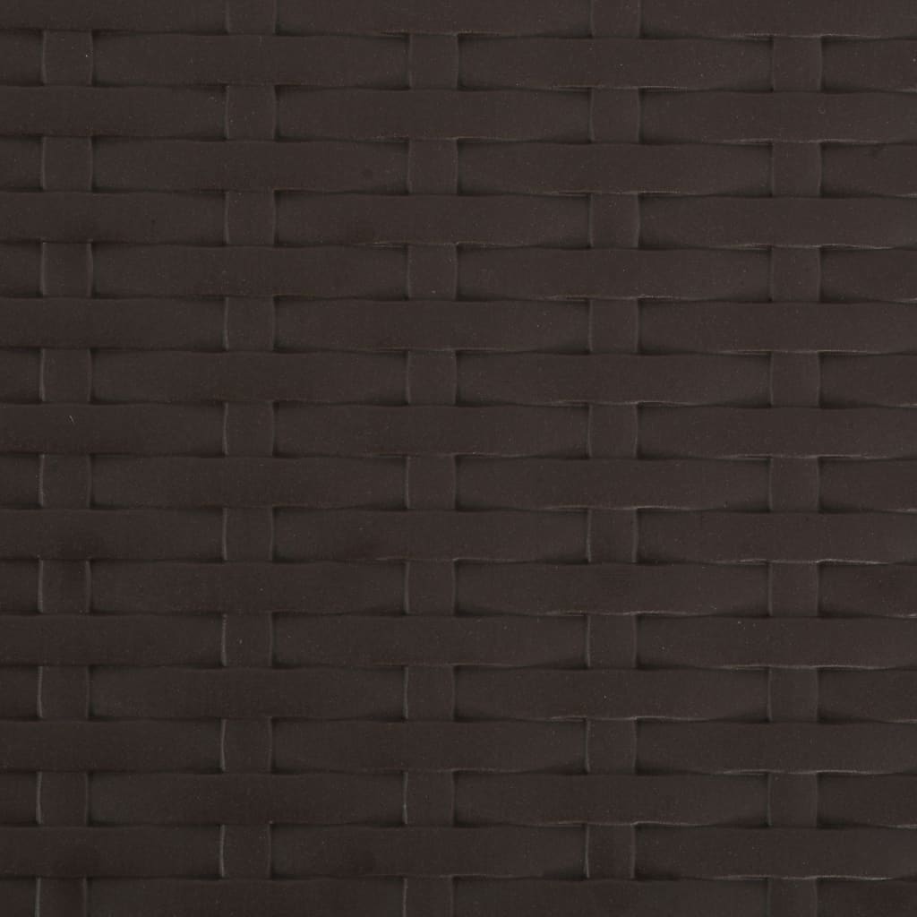 Sedie da Giardino Pieghevoli 2 pz in HDPE e Acciaio Marroni 44551