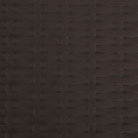 Sedie da Giardino Pieghevoli 2 pz in HDPE e Acciaio Marroni 44551