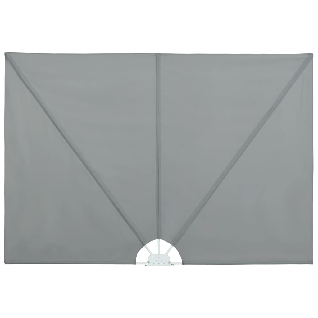 Tenda Laterale per Terrazza Pieghevole Grigio 300x150 cm 44564