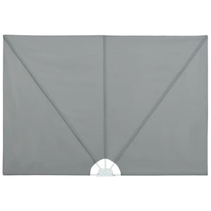 Tenda Laterale per Terrazza Pieghevole Grigio 300x150 cm cod mxl 14820