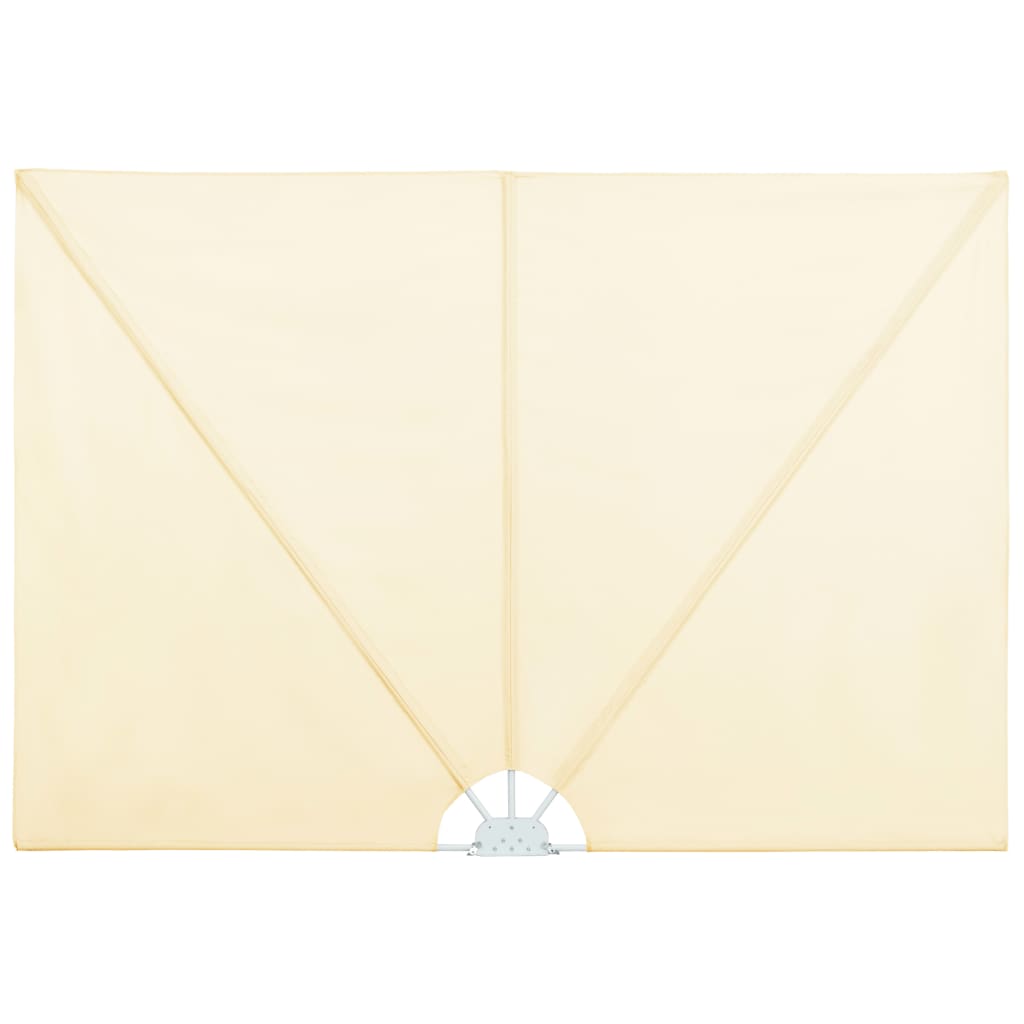 Tenda Laterale per Terrazza Pieghevole Crema 240x160 cm 44567