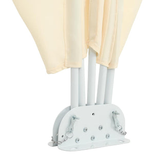 Tenda Laterale per Terrazza Pieghevole Crema 300x150 cm