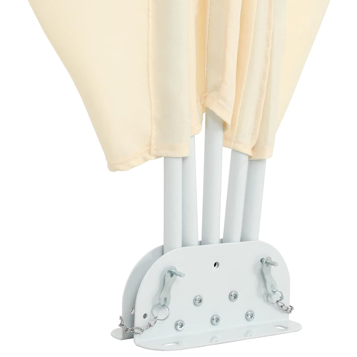 Tenda Laterale per Terrazza Pieghevole Crema 300x150 cm