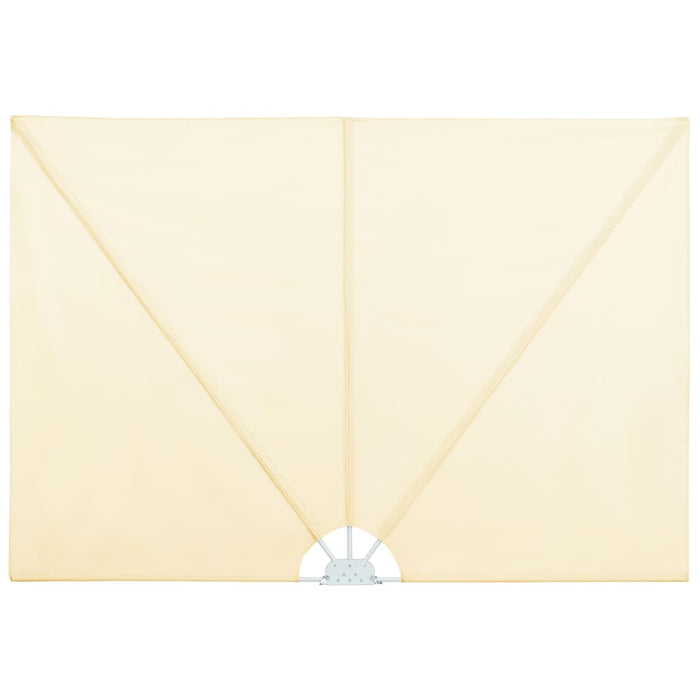 Tenda Laterale per Terrazza Pieghevole Crema 300x200 cm 44569