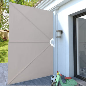 Tenda Laterale per Terrazza Pieghevole Crema 300x200 cm 44569