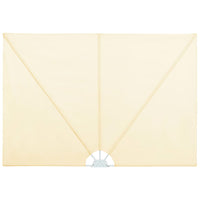 Tenda Laterale per Terrazza Pieghevole Crema 400x200 cm 44570