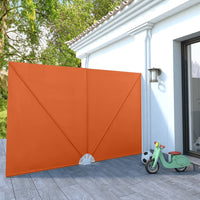 Tenda Laterale per Terrazza Pieghevole Terracotta 300x200 cm 44573