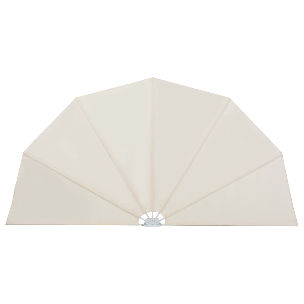 Tenda Laterale per Terrazza Pieghevole Crema 160 cm 44577