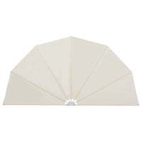 Tenda Laterale per Terrazza Pieghevole Crema 160 cm 44577