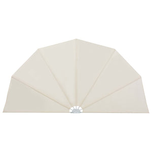 Tenda Laterale per Terrazza Pieghevole Crema 160 cm 44577