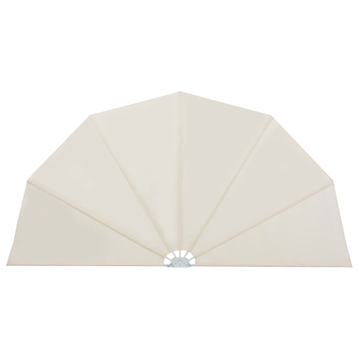 Tenda Laterale per Terrazza Pieghevole Crema 160 cm 44577