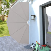 Tenda Laterale per Terrazza Pieghevole Crema 160 cm 44577