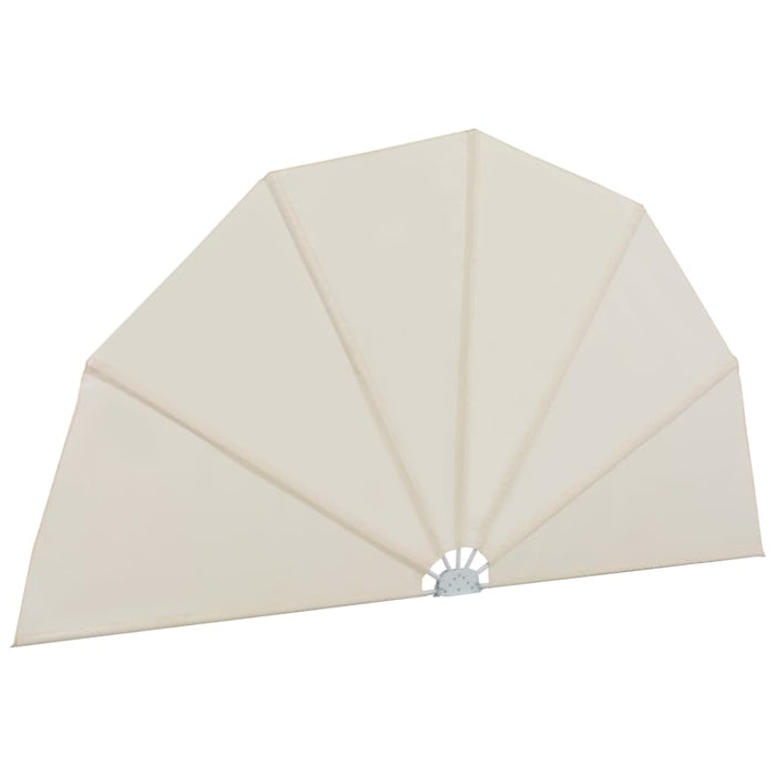 Tenda Laterale per Terrazza Pieghevole Crema 160 cm 44577