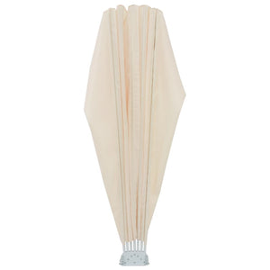 Tenda Laterale per Terrazza Pieghevole Crema 160 cm 44577