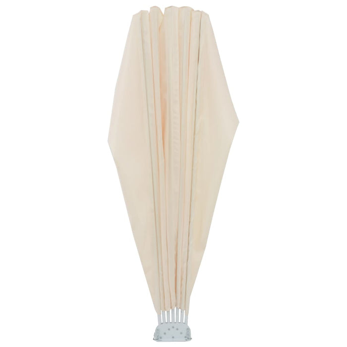 Tenda Laterale per Terrazza Pieghevole Crema 160 cm 44577