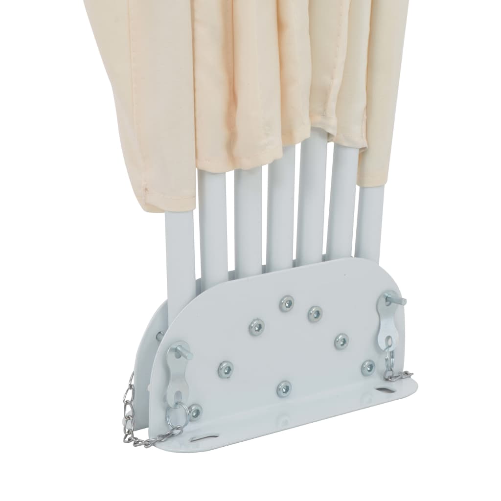 Tenda Laterale per Terrazza Pieghevole Crema 160 cm 44577
