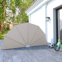 Tenda Laterale per Terrazza Pieghevole Crema 160 cm 44577
