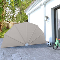 Tenda Laterale per Terrazza Pieghevole Crema 160 cm 44577