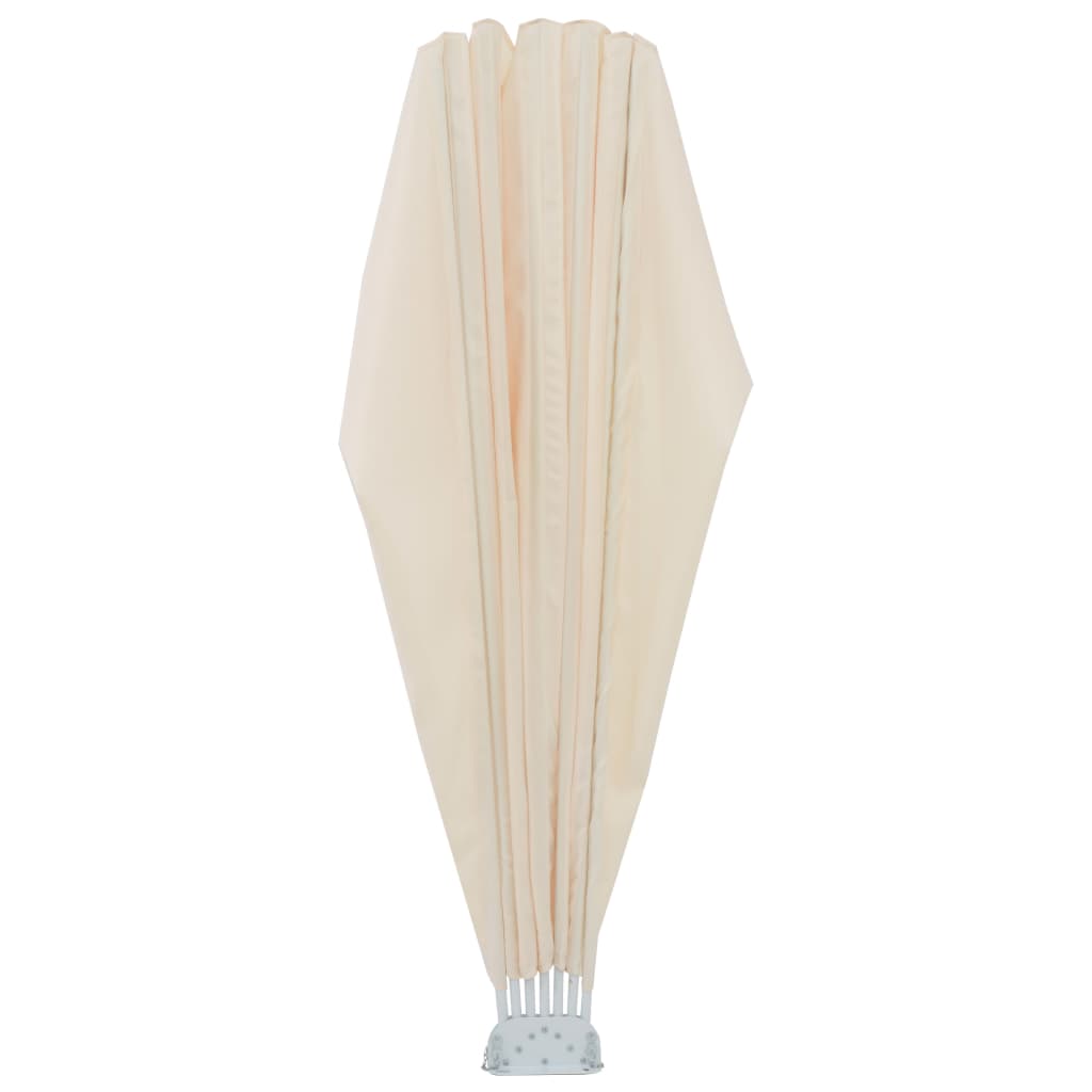 Tenda Laterale per Terrazza Pieghevole Crema 200 cm 44578