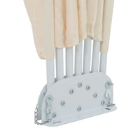 Tenda Laterale per Terrazza Pieghevole Crema 200 cm 44578