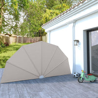 Tenda Laterale per Terrazza Pieghevole Crema 200 cm 44578