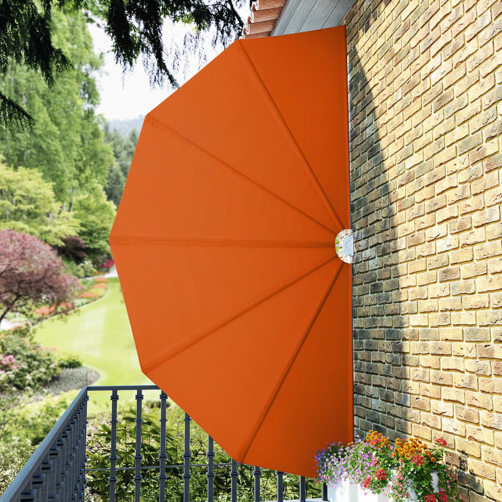 Tenda Laterale per Terrazza Pieghevole Terracotta 200 cm 44580