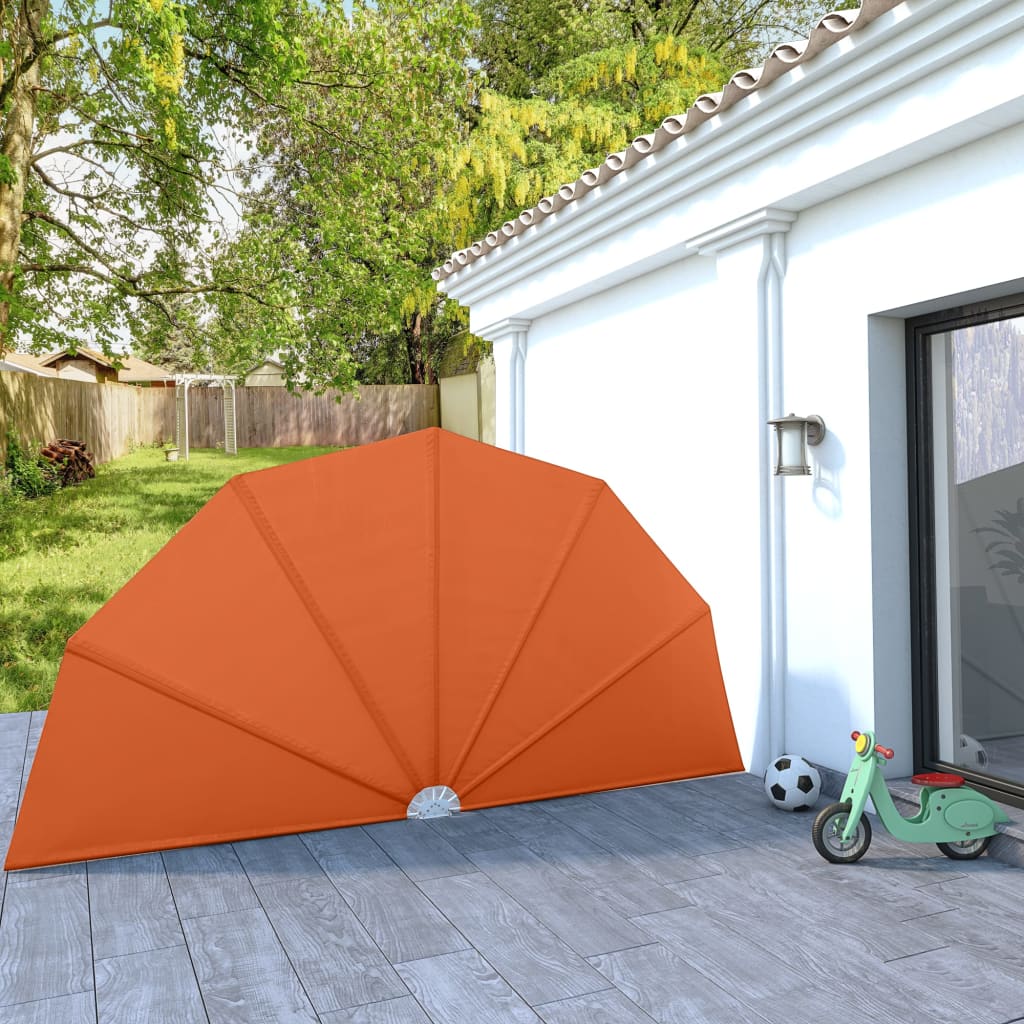 Tenda Laterale per Terrazza Pieghevole Terracotta 200 cm 44580