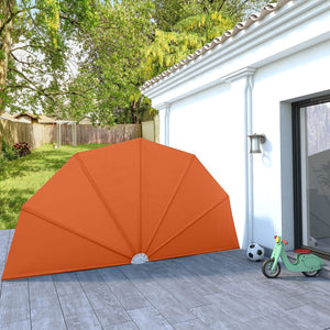 Tenda Laterale per Terrazza Pieghevole Terracotta 200 cm cod mxl 21781
