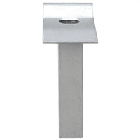 Cancello da giardino in rete di acciaio zincato 306x100 cm grigio 143363