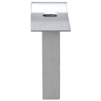 Cancello da giardino in rete di acciaio zincato 306x175 cm grigio 143366