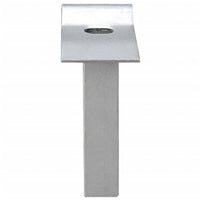 Cancello da giardino in rete di acciaio zincato 306x200 cm grigio 143367