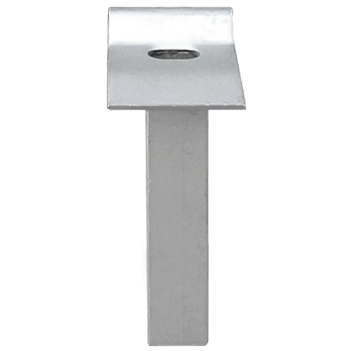 Cancello per Giardino in Acciaio Zincato Grigio 400x200 cm