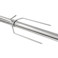 Griglia Barbecue Automatica con Motore in Acciaio 207x45x81cm 44644