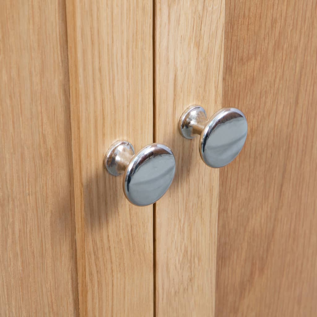 Armadietto ad Angolo 80x33,5x78 cm in Massello di Rovere cod mxl 78209