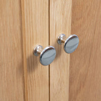 Armadietto ad Angolo 80x33,5x78 cm in Massello di Rovere cod mxl 78209