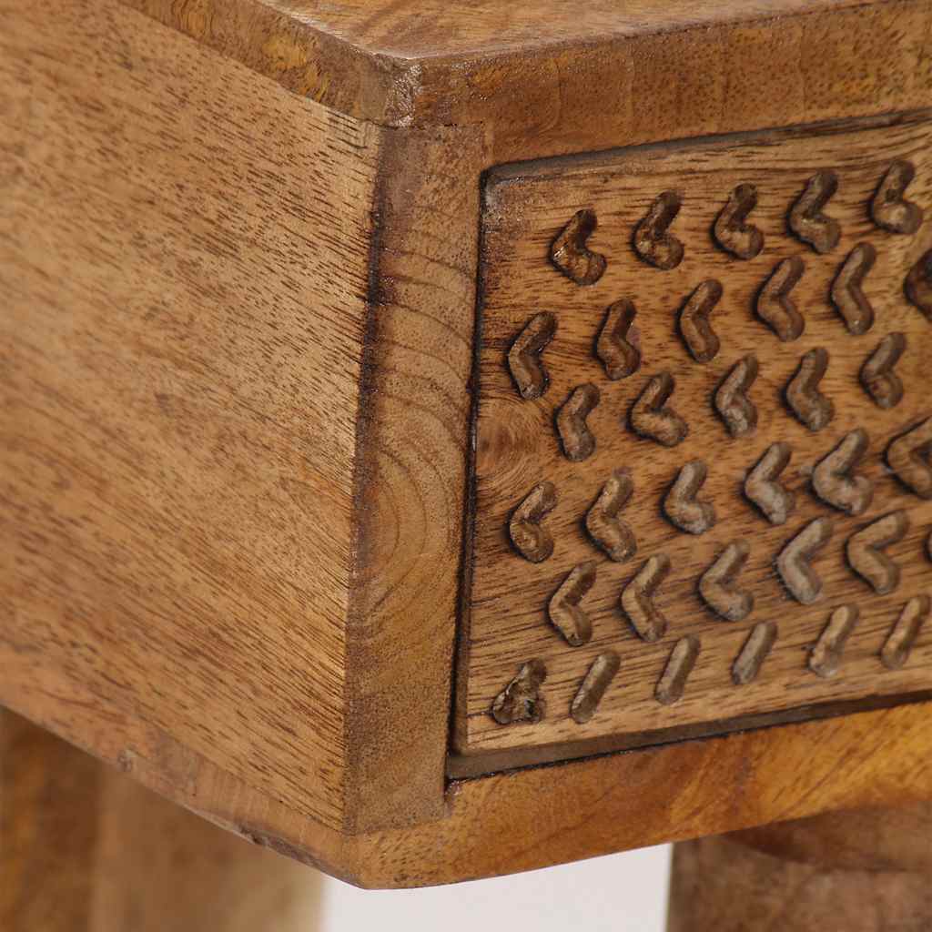 Tavolo Consolle in Legno Massello di Mango 102x30x79 cm 246976