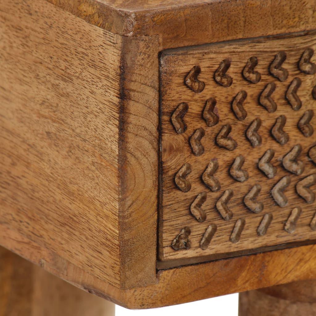 Mobiletto credenza consolle contenitore in legno massello di mango 102 cm 4402129