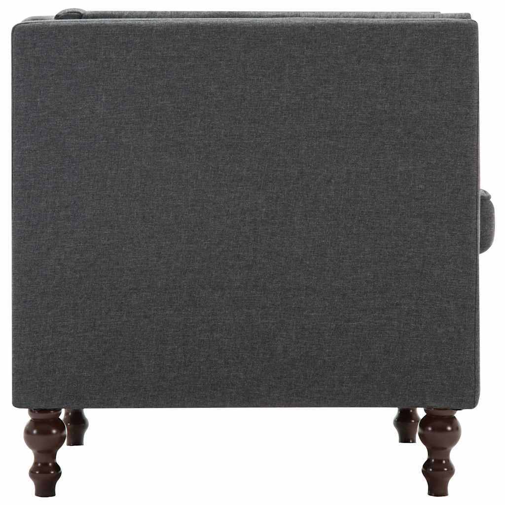 Poltrona Grigio Scuro in Tessuto 247161