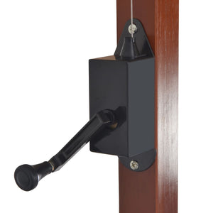 Ombrellone a Sbalzo con Palo in Legno 400x300 cm Tortora 44492