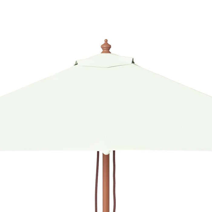 Ombrellone da Esterni con Palo in Legno 150x200 cm Sabbia 44533