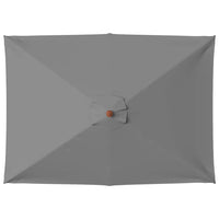 Ombrellone da Esterni con Palo in Legno 150x200 cm Antracite