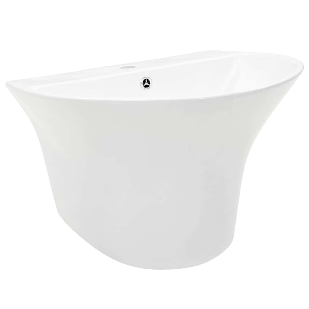 Lavabo Bianco 56 x 48 x 42 cm Ceramica Smaltata 143011