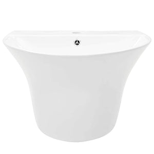 Lavabo Bianco 56 x 48 x 42 cm Ceramica Smaltata 143011