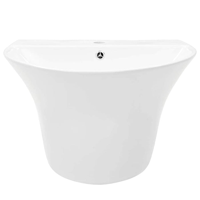 Lavabo Bianco 56 x 48 x 42 cm Ceramica Smaltata 143011